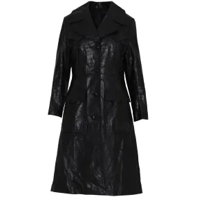 70s, Buffalo Calf, Deep-Gorged Collar, Seam Shaping, Post-Hippie