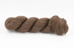 Baby Yak Wool Yarn - Undyed Milk Chocolate Brown - Fingering