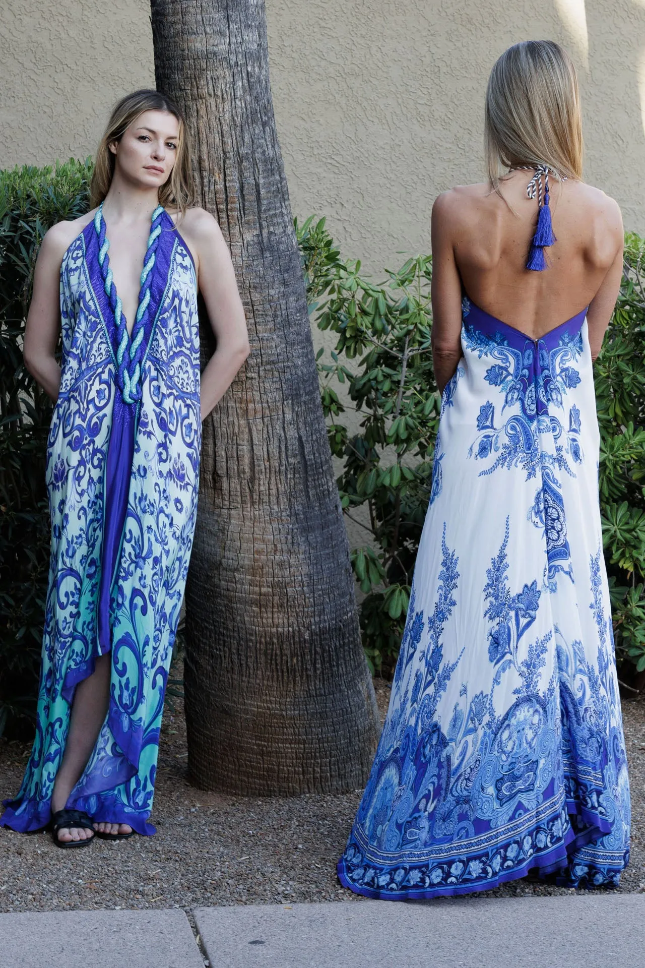 Blue Summer Maxi Dress