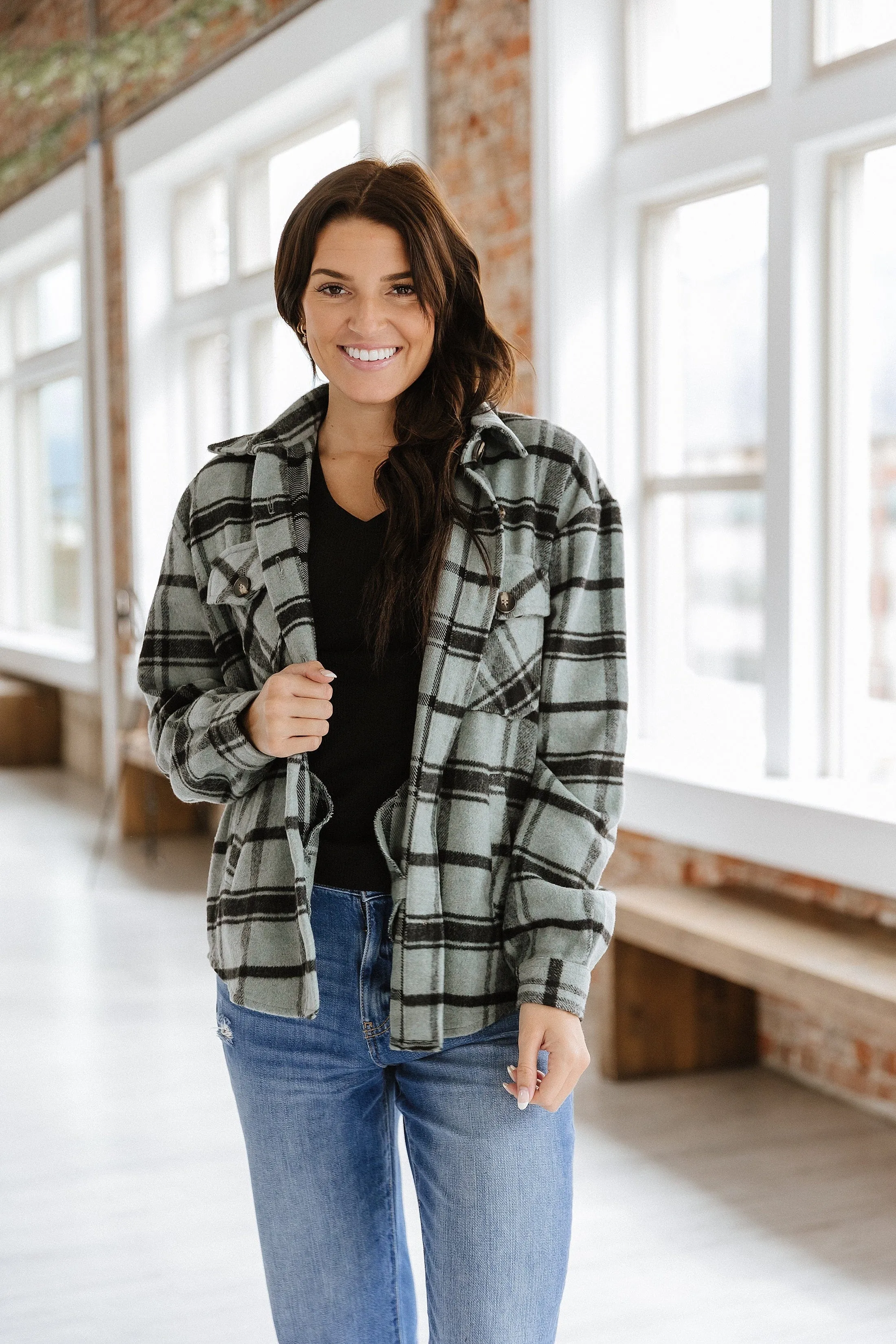 Emily Plaid Jacket
