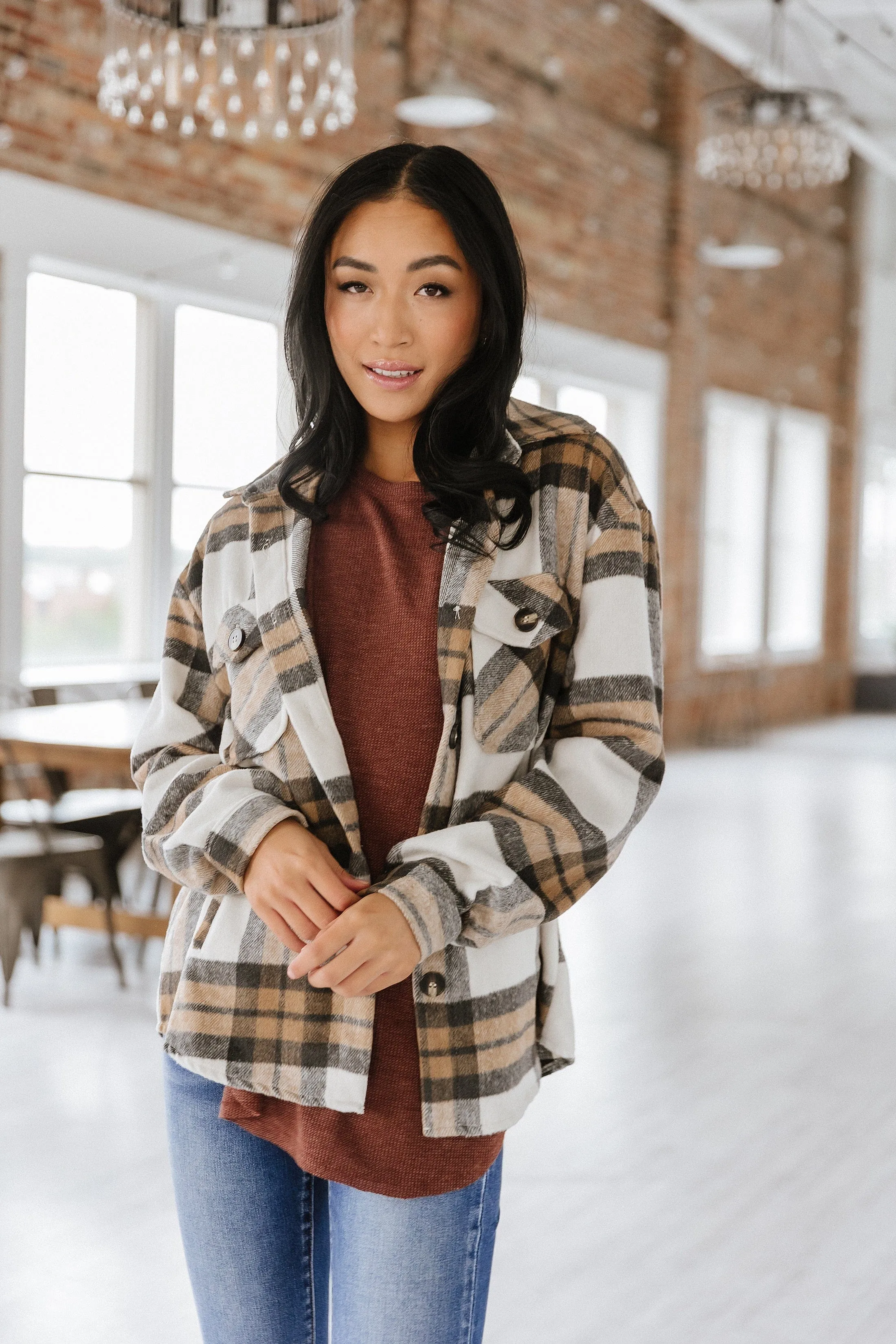 Emily Plaid Jacket