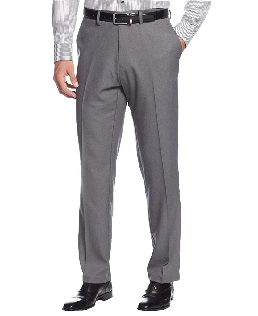 Giorgio Fiorelli Men's Modern Fit Flat Front Solid Dress Pants