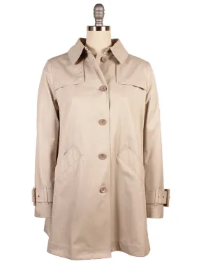 Herno Delon and Monogram Trench Coat in Champagne