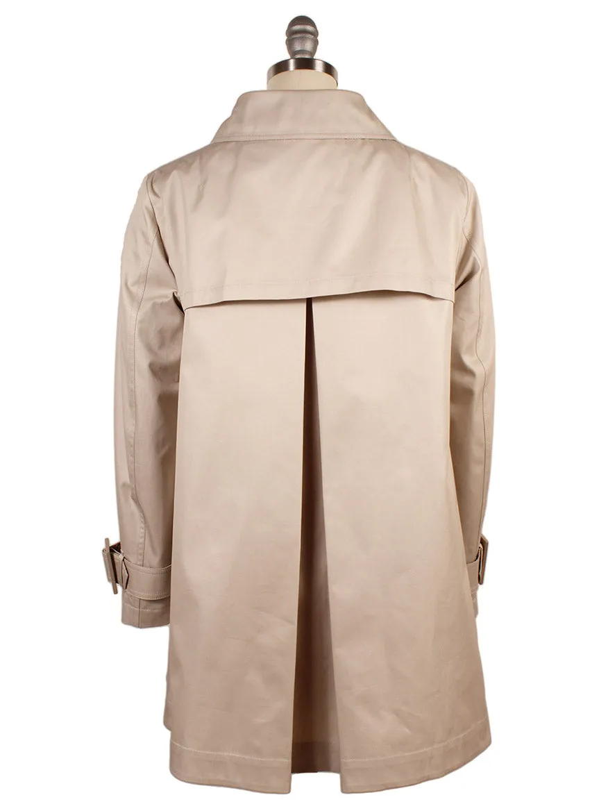 Herno Delon and Monogram Trench Coat in Champagne