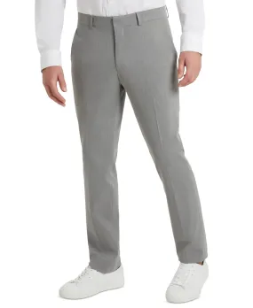 Kenneth Cole Reaction Mens Slim fit Dress Pants 38 / 29 light grey Solid