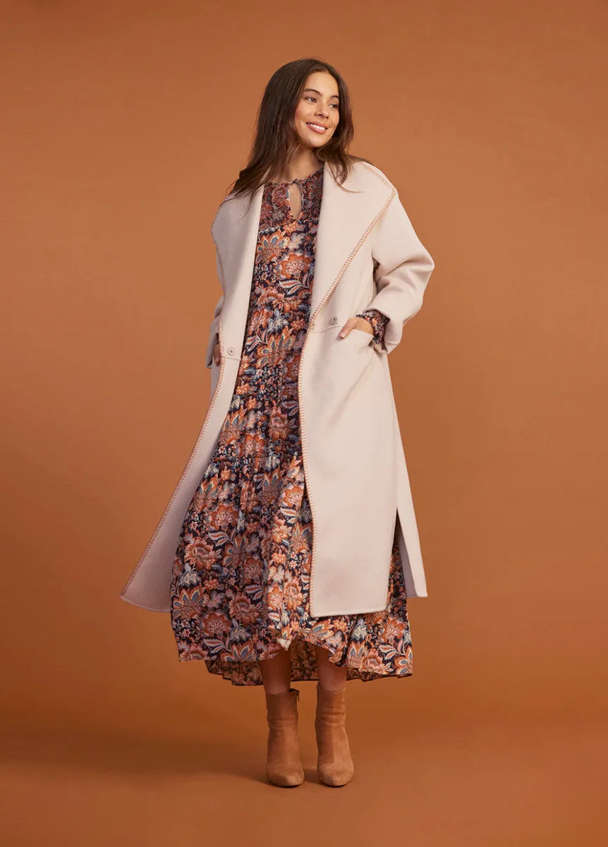 Loobies Story  Capucine Coat -Bone