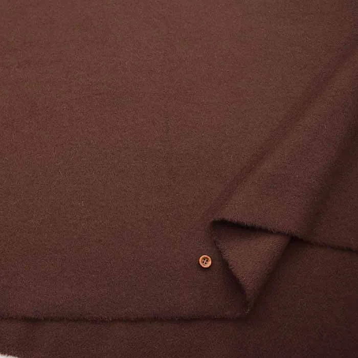 Made in Italy Wool Mosser Fabric Plain