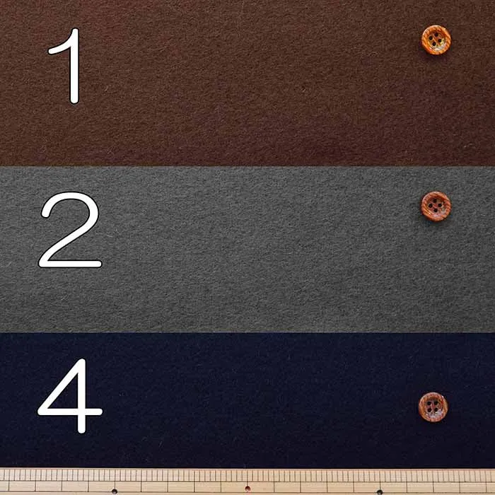 Made in Italy Wool Mosser Fabric Plain