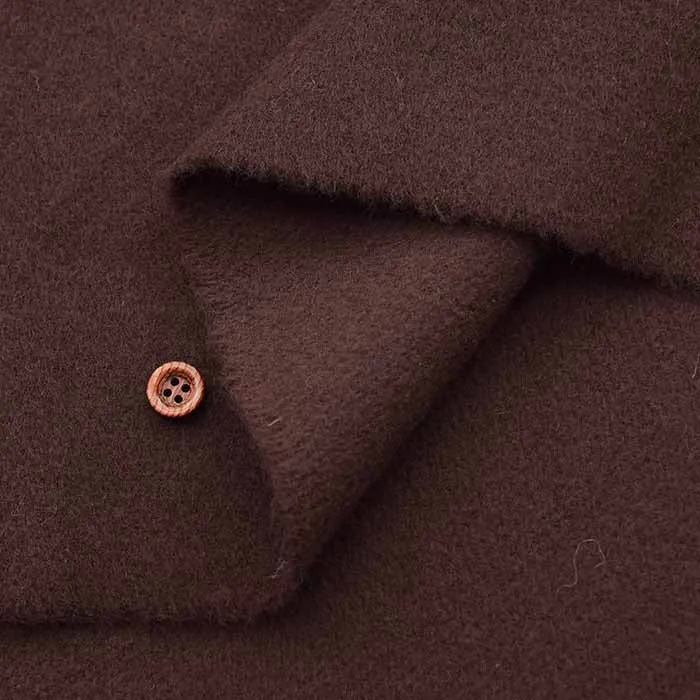 Made in Italy Wool Mosser Fabric Plain