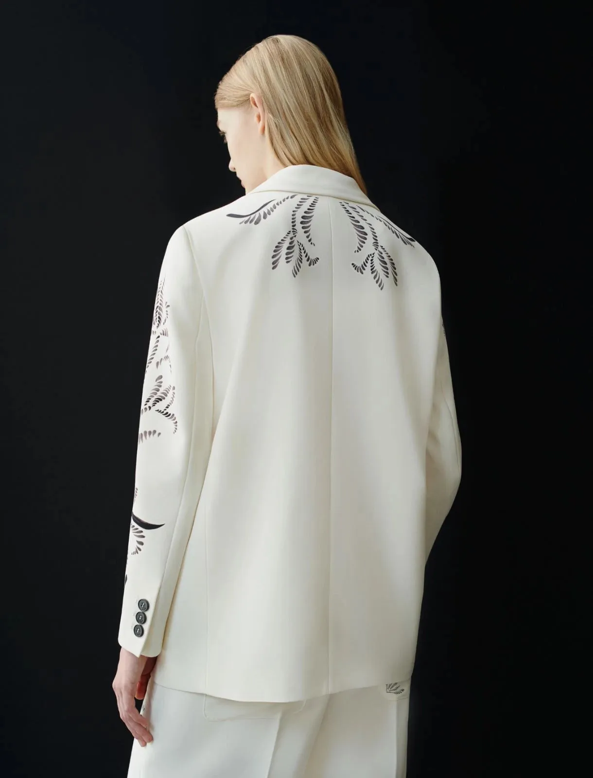 MARELLA Printed Satin Blazer