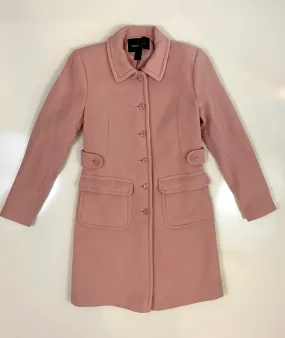 Moda International 100% wool women's pink coat