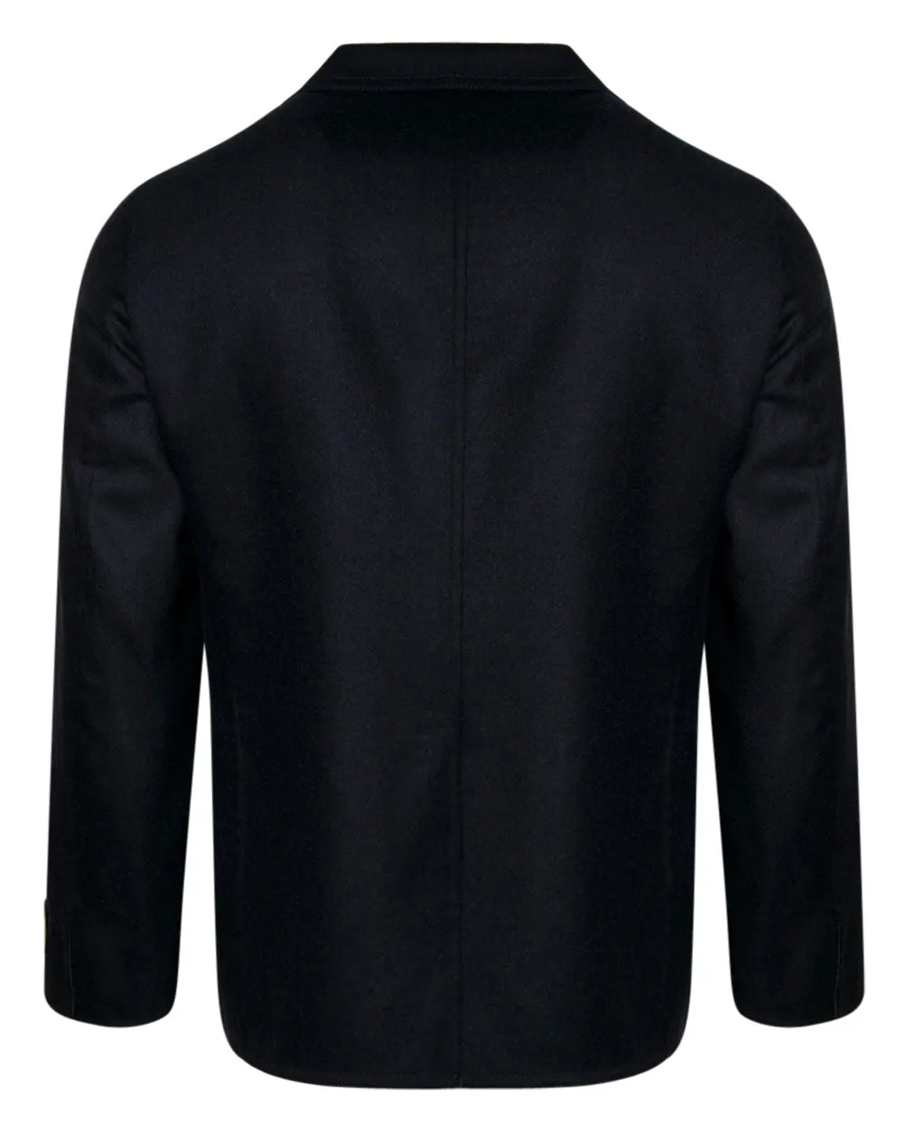 Navy Single Breast Wool Chore Jacket