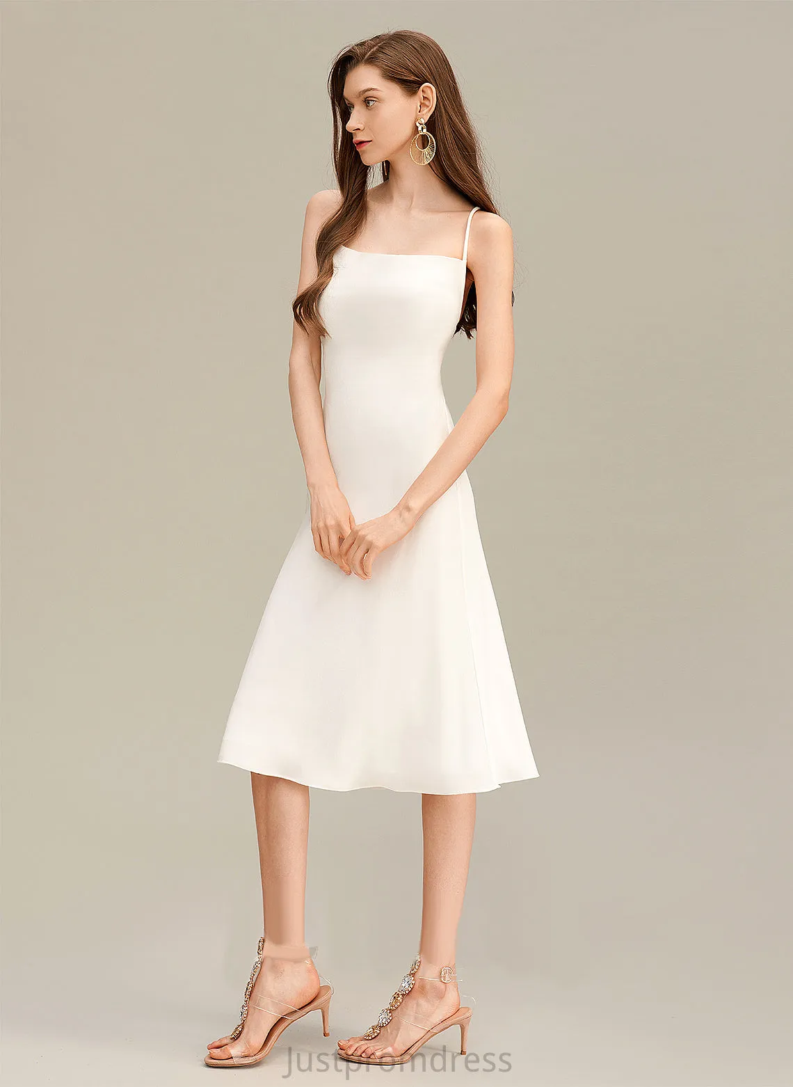 Neck Ada Club Dresses Sleeveless Blends Midi Cowl Dresses Elegant Cotton