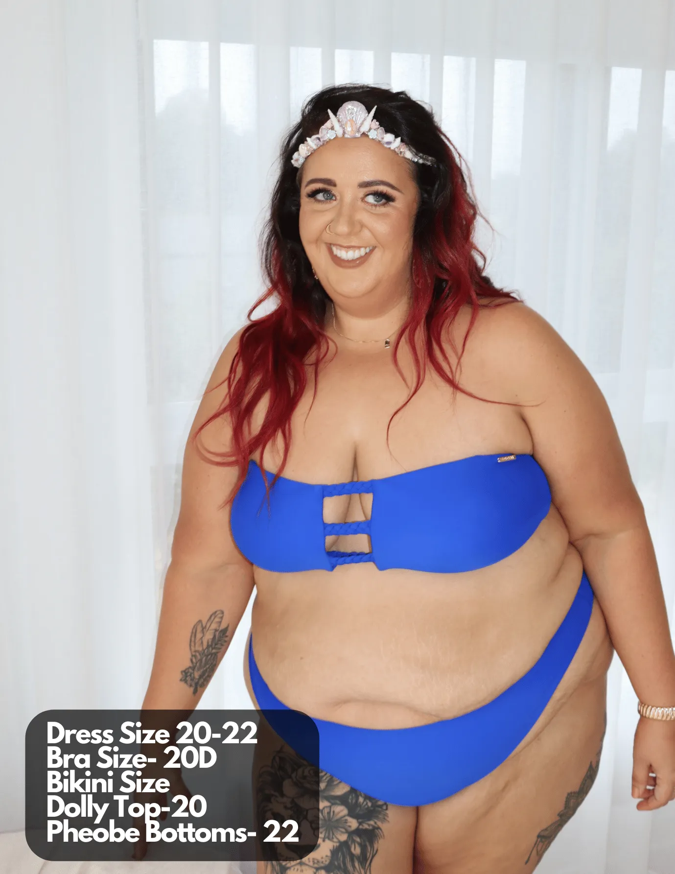 PHOEBE Bottoms - Cheeky Cut - Blue