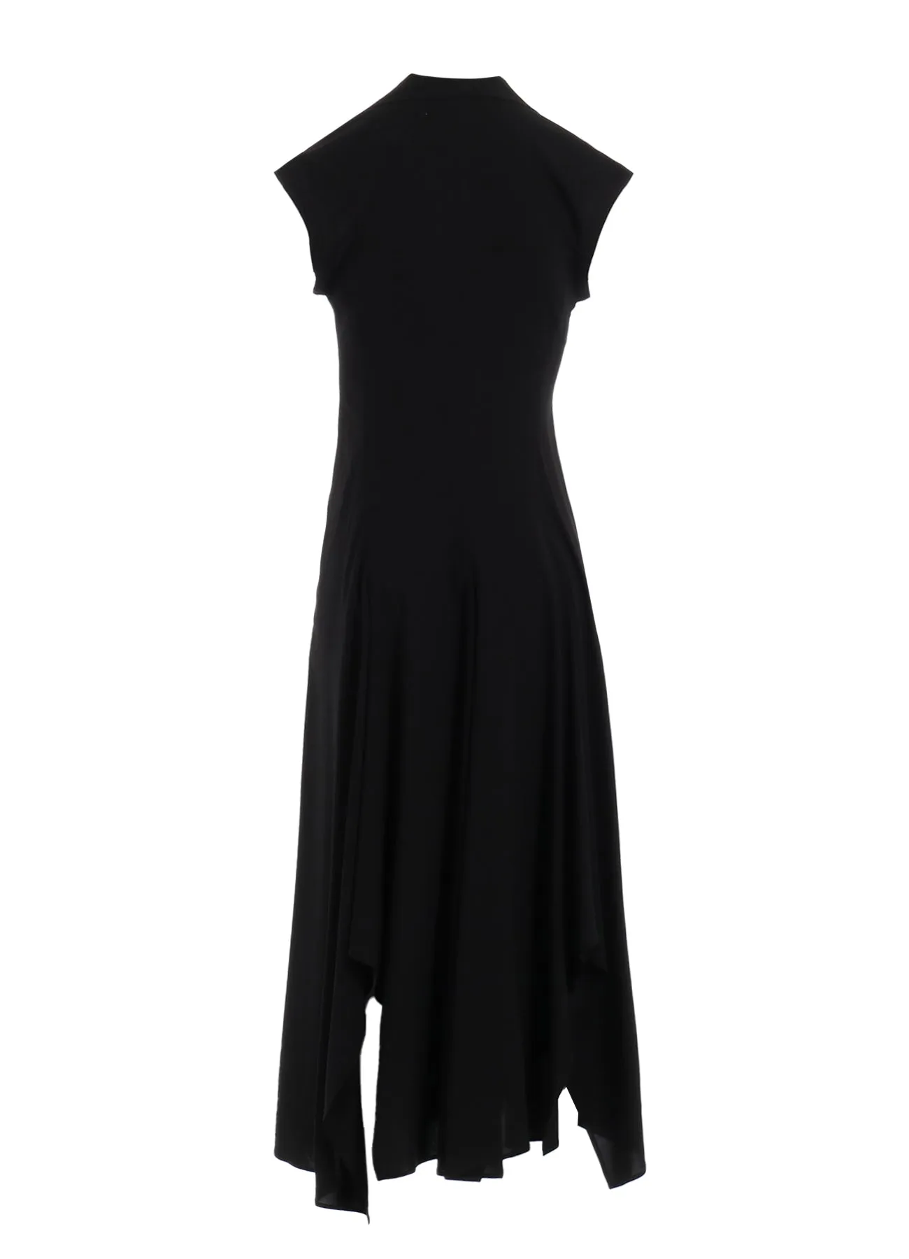 RAYON LAWN FRONT OPEN FLARED DRESS