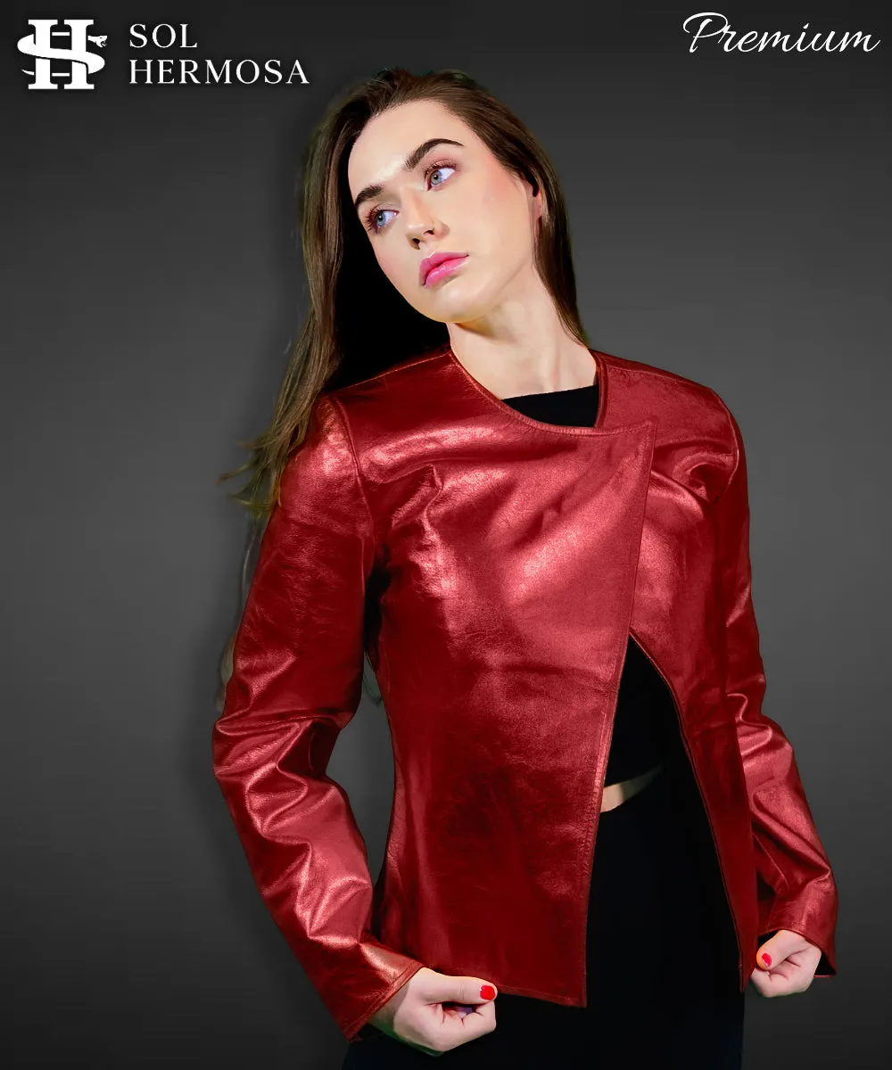 Real Leather Jacket For Women - Hestia