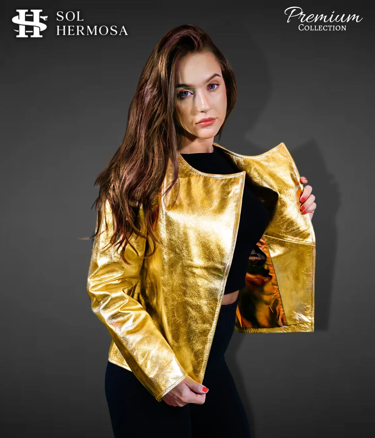 Real Leather Jacket For Women - Hestia