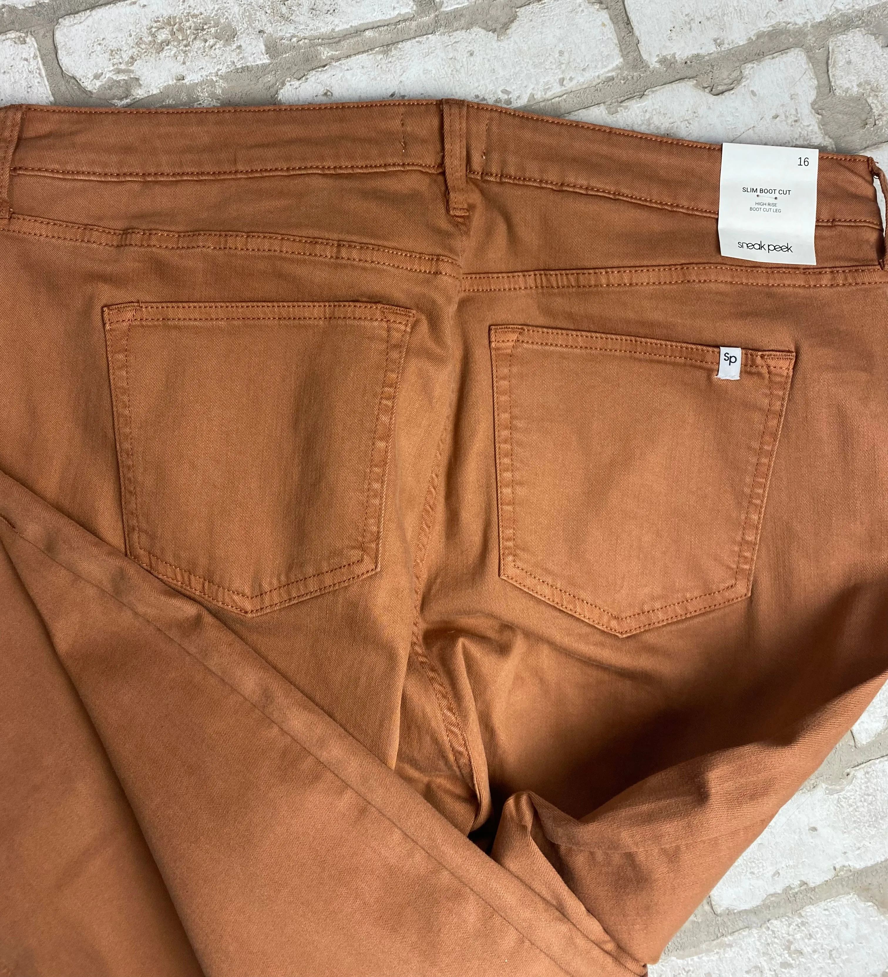 Sneak Peek Slim Boot Cut NEW!- (Size 16)