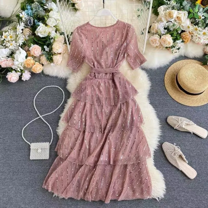 Tiered Party Dress