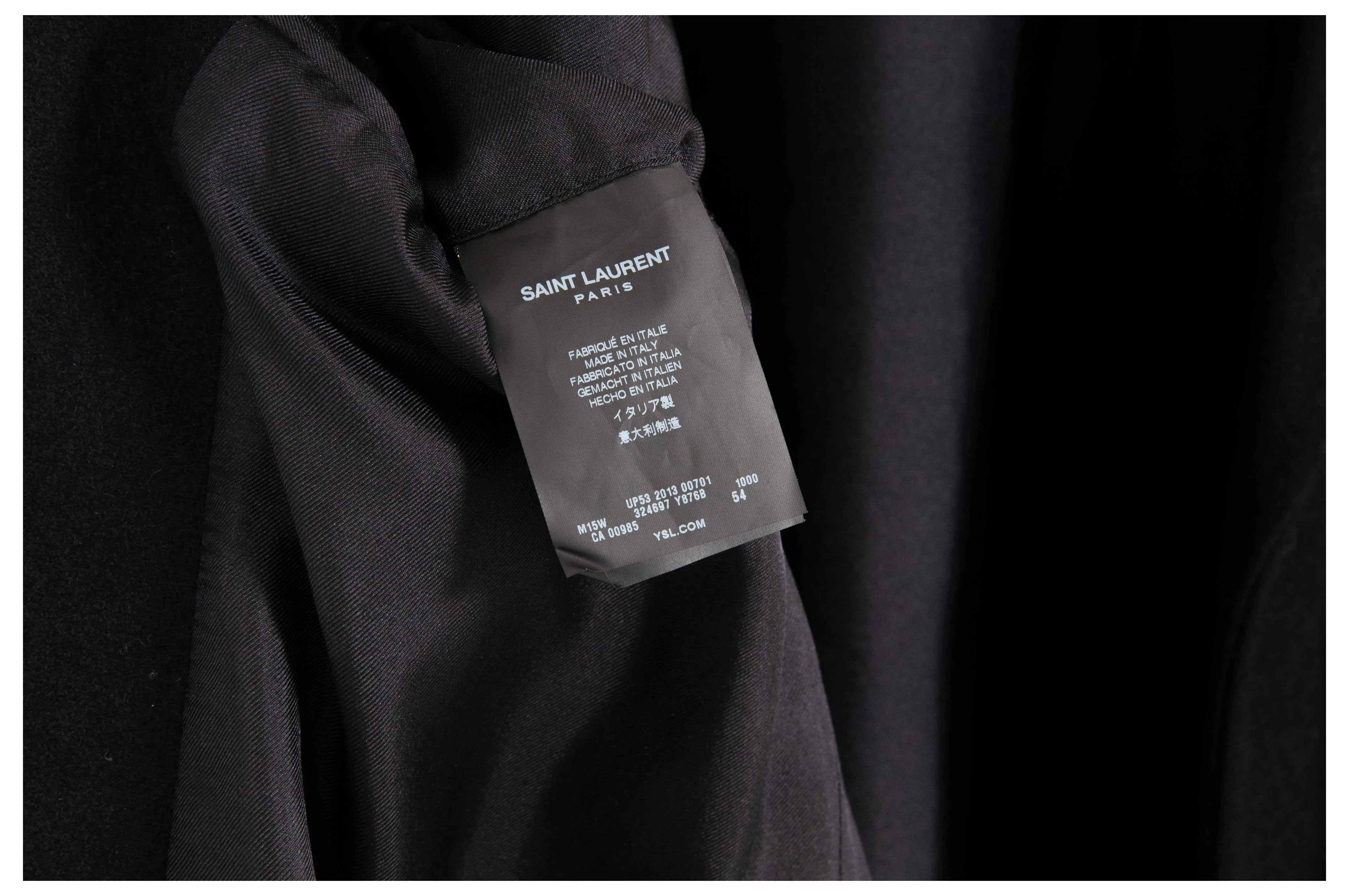 Velvet Collar Chesterfield Coat