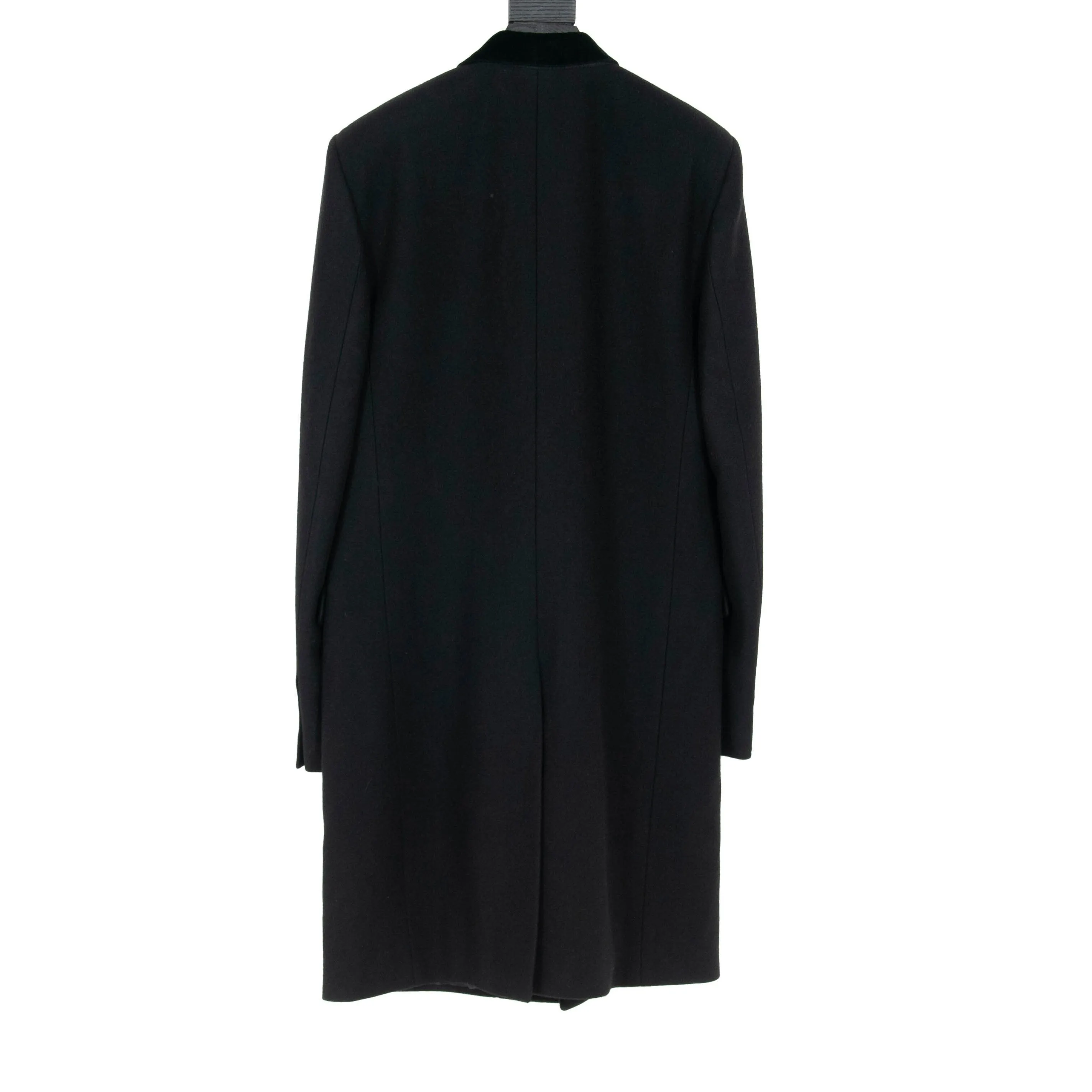 Velvet Collar Chesterfield Coat