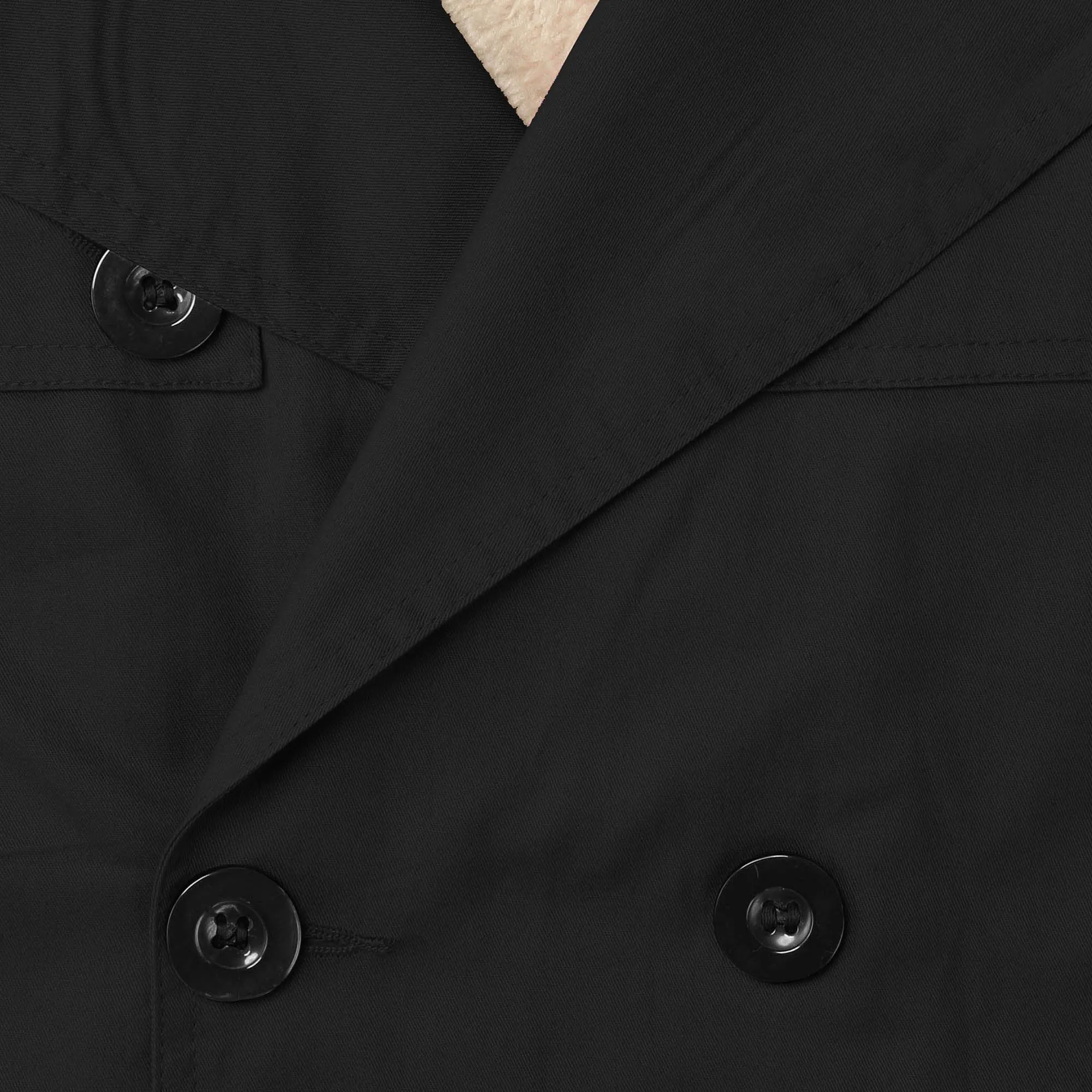 Women's Trench Coat with Fur Lining