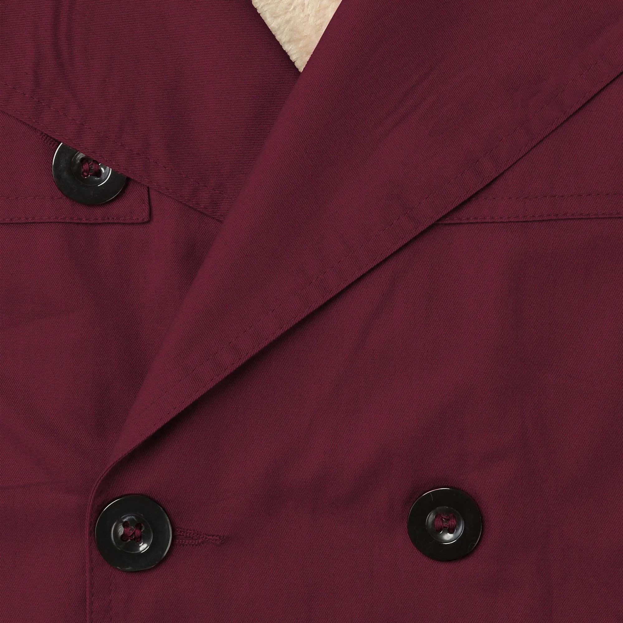 Women's Trench Coat with Fur Lining